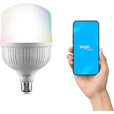 Lâmpada Led Rgb Bulbo 20w Inteligente Smart Wi-fi Elgin