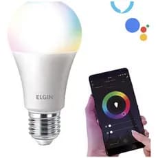 Lampada Inteligente Led Bulbo 10w Bivolt Smart Color - Elgin - Pronta Entrega