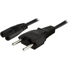 Cabo De Energia Bipolar Para PS3 PS4 Impressora TV Rádio 1 Metro
