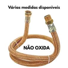Mangueira de Gás Flexível Cobre GN/GLP para Fogão Encanado /cozinha industrial & residencial