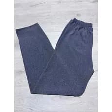 CALÇA GORGURINHO GORGURÂO  CANELADO PERNA LARGA RETA SENHORA DIA A DIA PLUS SIZE COS ELASTICO ALTO