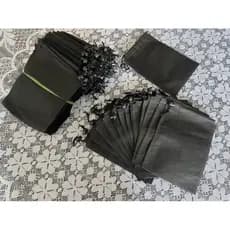 Saco Organizador com Cordão atacado 15x20 cm Multiuso Porta Acessórios Cabos Brindes