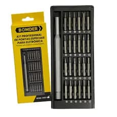 Kit Chave de Precisão Magnética BOM-3107 - 24 Pontas Inoxidáveis Profissionais
