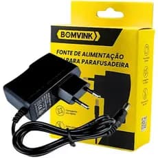 Fonte 12V Bivolt para Parafusadeira Furadeira e Bateria de Lítio