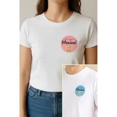 ENVIO IMEDIATO | Kit com 100 Etiquetas Redondas 4cm – Chá Revelação | Team Girl ou Team Boy