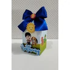 Kit Caixa Milk Personalizada Bento e Totó | Lembrancinha de Aniversário