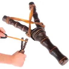 Estilingue Atiradeira Profissional De Madeira Brinquedo