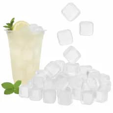 Kit Cubos De Gelo Transparente Artificial Reutilizável Ecológicos Bebidas Festas Drinks