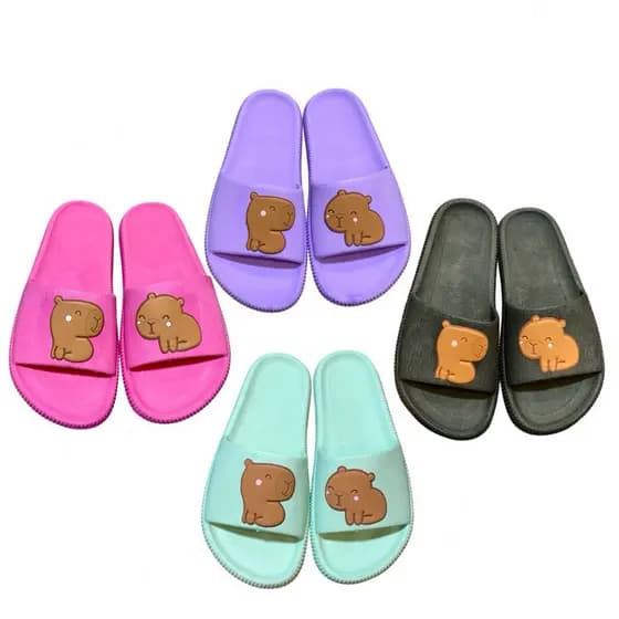 CHINELO NUVEM CAPIVARA INFANTIL e ADULTO UNISSEX CONFORTÁVEL