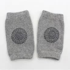 1 a 3 Pares – Joelheira Infantil Antiderrapante Algodao Para Engatinhar Tecido Estampado Grosso