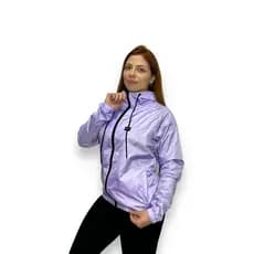 Jaqueta Corta Vento Feminina Blogueira c/ Capuz Impermeável Zíper Lisa Treino
