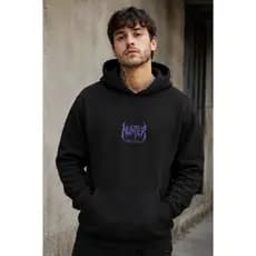 Blusa Moletom Canguru Hunter Metal Unissex Algodão Liso