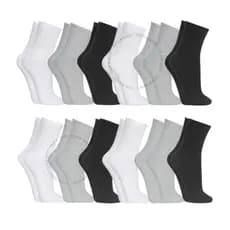 Kit 6 Pares de Meias Cano Alto Algodão Masculino