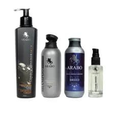 Kit BARBA de RESPEITO Shampoo Balm Óleo e Máscara - ARABO