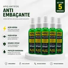 5x Spray Anti Embaçante Para Óculos e Mascara de Mergulho Paintbal Antifog