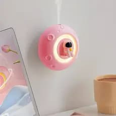 Difusor de Aromas Astronauta com Luz LED | Umidificador e Máquina de Fragrância USB