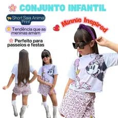Conjunto Infantil Menina/Conjunto Infantil / Conjunto Menina Barato/ Conjunto Infantil Básico e Barato