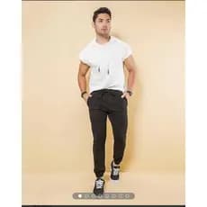 Calça Masculina Jogger Elástico Cintura Perna