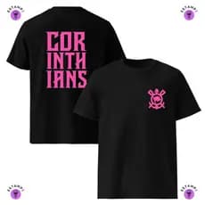 Camisa Camiseta Infantil Corinthians Rosa Timão Fiel Blusa 100% Algodão Premium Feminino