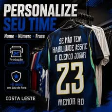 Kit Customização Camisa - Pach Termocolante I DTF I Futebol I Fácil Aplicação I Alta durabilidade I Resistente a agua