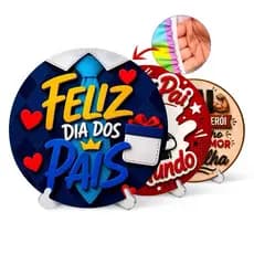 Capa Painel De Festa 30x30 - Dia dos Pais - DIVERSOS MODELOS - Tecido Sublimado C/ Elástico SUBLISTAR