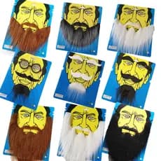 Barba Falsa Velho Bigode Fantasia De Halloween Acessórios De Cabelo Facial
