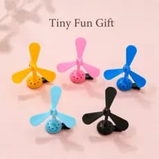 Grampo De Cabelo Leve E Criativo De Bambu Copter , Acessório De Estilo Hélice Brincalhão Com Formato Compacto