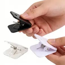 5/10 PCS Clipes De Documentos Em Formato Quadrado Equipamento De Escritório Para Gerenciamento De Papel