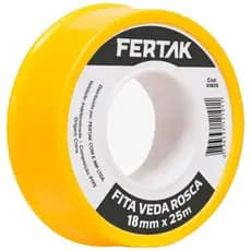 25 Metros Fita Veda Rosca 18mm - Fertak 31825