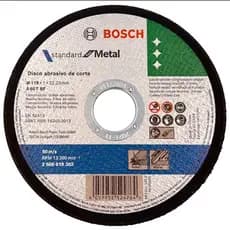 Disco de Corte 115mm Bosch Standard Aço e Inox 4.1/2"