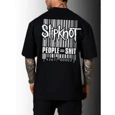 Camiseta Oversized Slipkinot Streetwear Banda Camisa Oversize