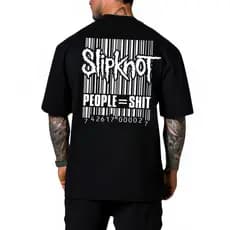 Camiseta Oversized Slipknot Streetwear Show Camisa Larga