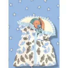 Saco de Dormir Bebê com ZÍPER e ELÁSTICO Estampado Frio Inverno Tecido 100% Algodão Várias Estampas