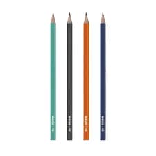Kit 20 Lápis de Escrever Sextavado Unidades Sortidos Bazze
