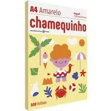 Chamequinho Papel A4, 75 g, 100 Folhas, Amarelo