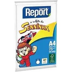 Papel Report Senninha Branco, A4, 75g, 100 folhas