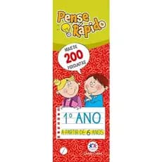 Pense rápido - 1º ano - ‎ Flash cards - Apartir de 6 anos