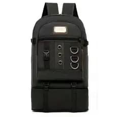 Mochila Grande 50 Litros Mochila Unisex Camuflada Extensível Mochila de Lona