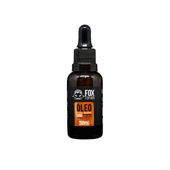 ÓLEO DE BARBA 30ML GOTAS FOX FOR MEN