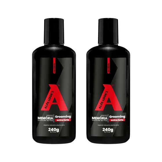 Kit 2 Un Grooming Extra Forte 240Ml - Alfa Look'S