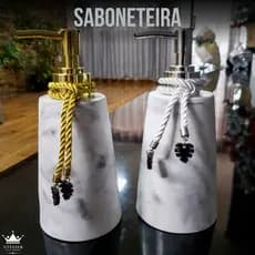 Saboneteira Luxo Para Sabonete Líquido Pia Banheiro Lavabo