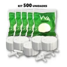 500 Unidades Rolete Algodao Wa - 5 Pct 100 Un Cada