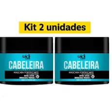 2 Máscara Fortificante Cabeleira Crescimento Widi Care 300g