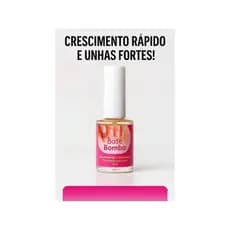 Kit com 3 Base Bomba Fortalecedora de Unha - Crescimento ràpido e Unhas Fortes...
