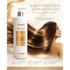 Escova PRO-LISS 1 LITRO, Liso Perfeito, Alinhamento, Hidratação e Brilho Extremo - Cabelos alinhados e sedosos