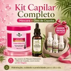 Kit Reconstrução Capilar + Óleo de Copaíba Belveg