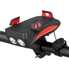 Suporte de Celular para Bike Bicicleta com Laterna e Buzina