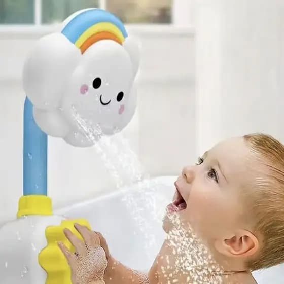 Chuveiro Pulverizador Núvem -  Ducha Infantil - Brinquedo Bebê Banho