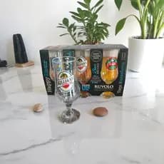 Jogo de Taças Copo Para Cerveja Ruvolo Barcelona 370ml 6 Peças