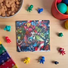 Quebra Cabeça Princesa Disney Bela Fera Ariel Rapunzel  Moana 2 Avengers Brinquedo